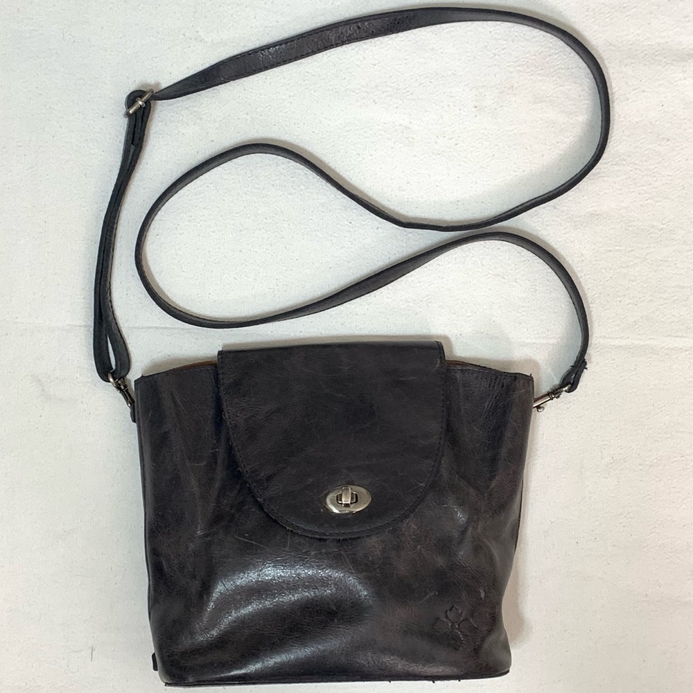 Patrician Nash Convertible Bag Backpack Crossbody Shoulder Purse Black Medium